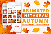 ANIMATED - Autumn Instagram Posts, a Social Media Template by Brandspark (Thumbnail 9 of 9)