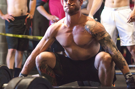 Crossfit Man Lifting