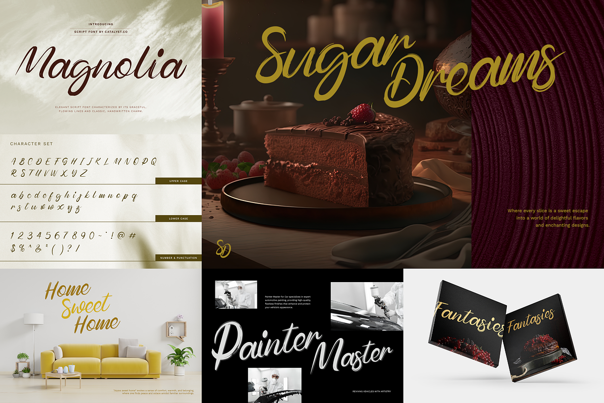 Brush Script Modern Typeface Font, a Sans Serif Font by Catalystco Studio (Photo 7 of 11)