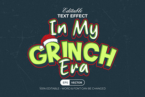 Grinch Text Effect 3D Style, a Layer Style Add-On by Mockmenot