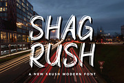 Shagrush Brush Font, a Sans Serif Font by Bayuktx (Thumbnail 1 of 4)