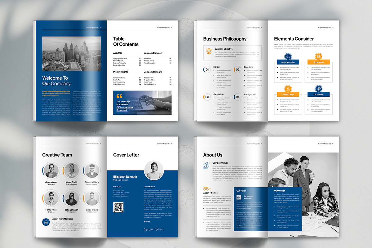 Project Proposal Template, a Brochure Template by Spark_Creative (Photo 14 of 16)
