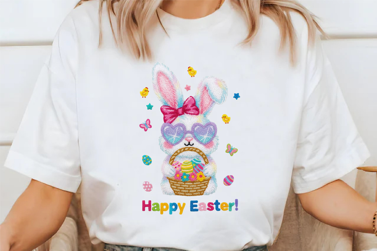 Faux Yarn Easter Bunny Png Easter Pn, an Illustration by designcity5 (Photo 1 of 9)