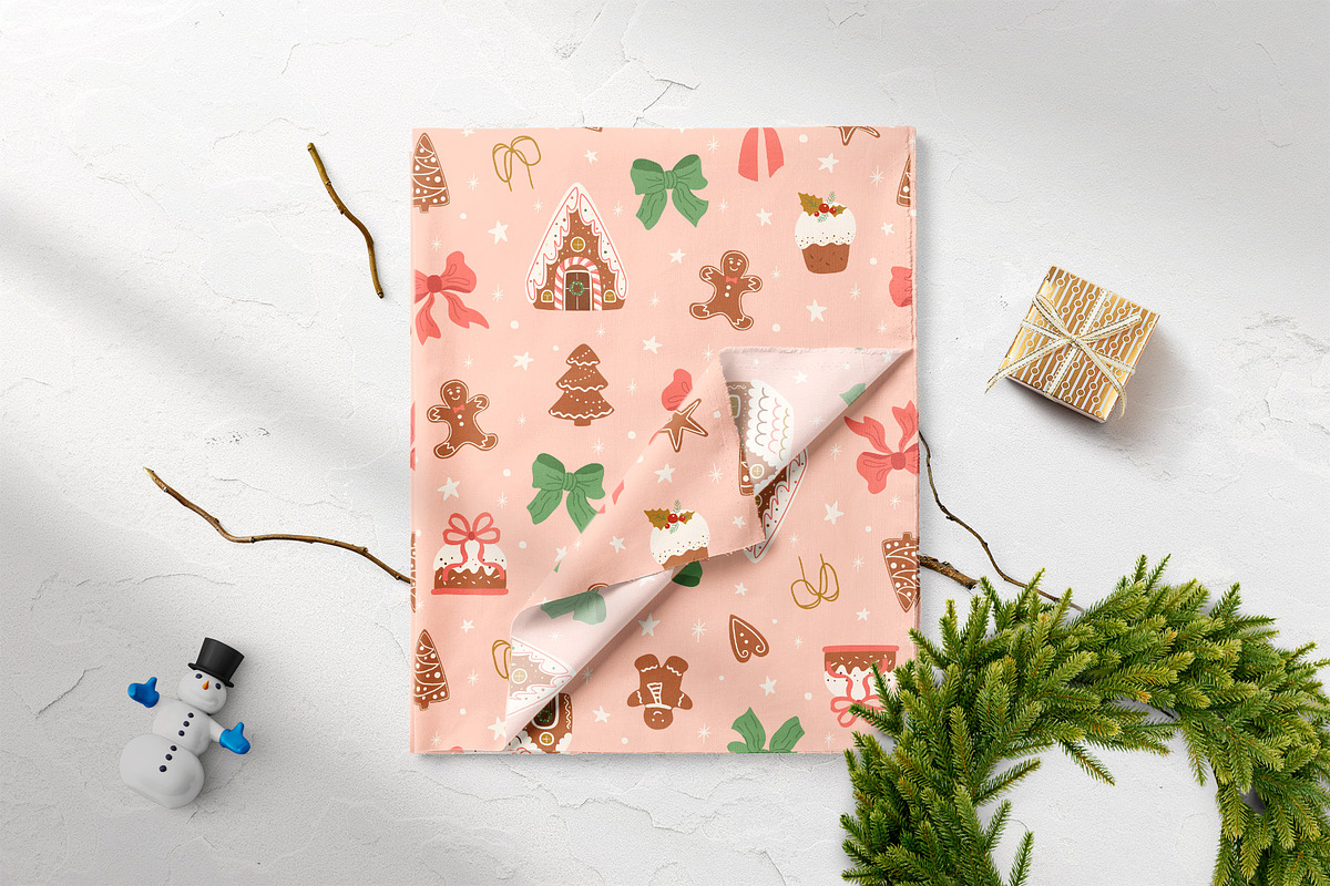 Christmas gingerbread patterns, a Pattern Graphic by Tani Kuzminka (Photo 20 of 20)
