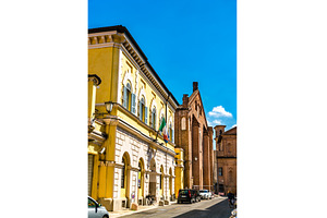 Architecture of Piacenza in Italy, an Architecture Photo by Leonid Andronov