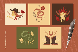 Wild West Clipart Patterns