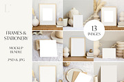 Studio Paper & Frame Mockup Bundle, a Print Template by Leigh the Studio (Thumbnail 11 of 11)
