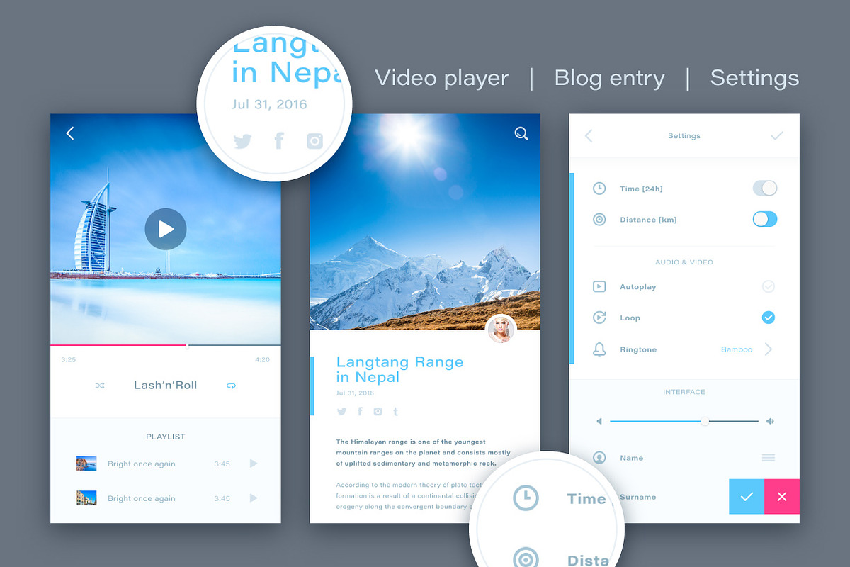Flat UI Pack 1, an iPhone Mockup by Vectorminator (Photo 12 of 20)