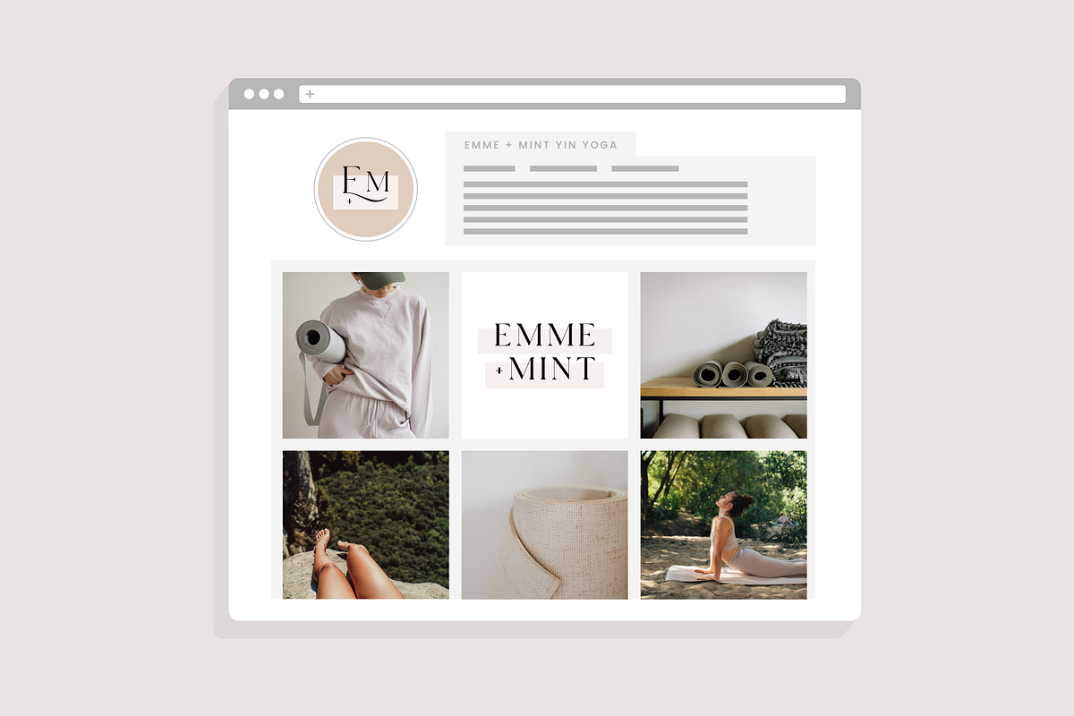 Yoga Logo and Branding Kit | CANVA, a Branding & Logo Template by Erin Cassidy (Photo 4 of 9)