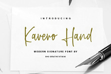 Kavero Hand - Modern Signature Font