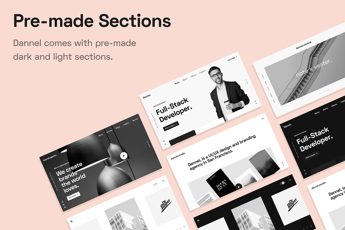 Dannel - Agency Portfolio Template, a HTML Template by UniStudio (Photo 4 of 6)