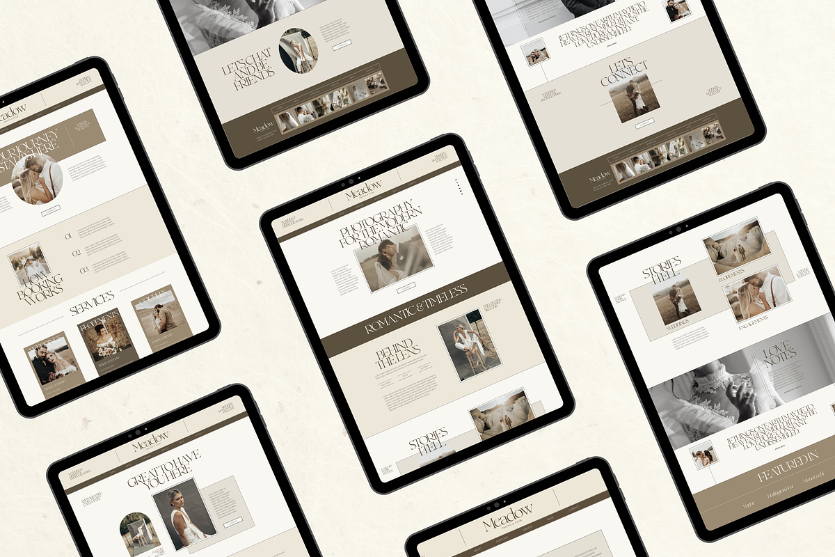 Wix Website Template Photography, a Wix Template by Branding Babe Co. (Photo 4 of 10)