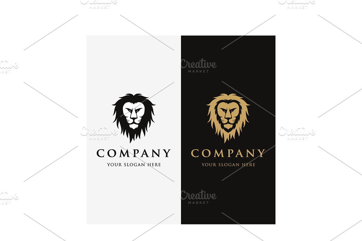 Vector illustration lion head logo., a Branding & Logo Template by LOGOCREATIVE