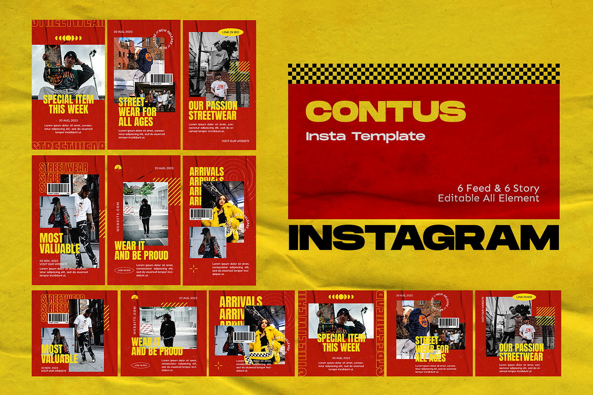 Uniel Fashion Instagram Template, a Social Media Template by Shinra Labs (Photo 4 of 5)