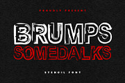 Brumps Somedalks Font, a Handwritten Font by Maulana Creative (Thumbnail 1 of 6)