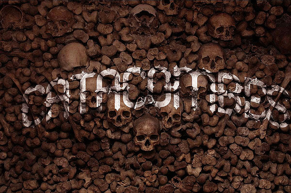 CATACOMBES font preview 5