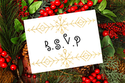 Santa's Beard Curly Christmas Font, a Font by Dancing with Ink (Thumbnail 26 of 30)