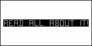 News Ticker JNL, a Font by Jeff Levine Fonts (Thumbnail 5 of 5)
