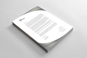 Light Corporate Letterhead