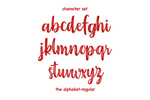 Christmas Peace Font - Script Font