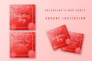 Valentine's Day Party Package, a Poster Template by Andrey Yaroslavtsev (Thumbnail 3 of 6)