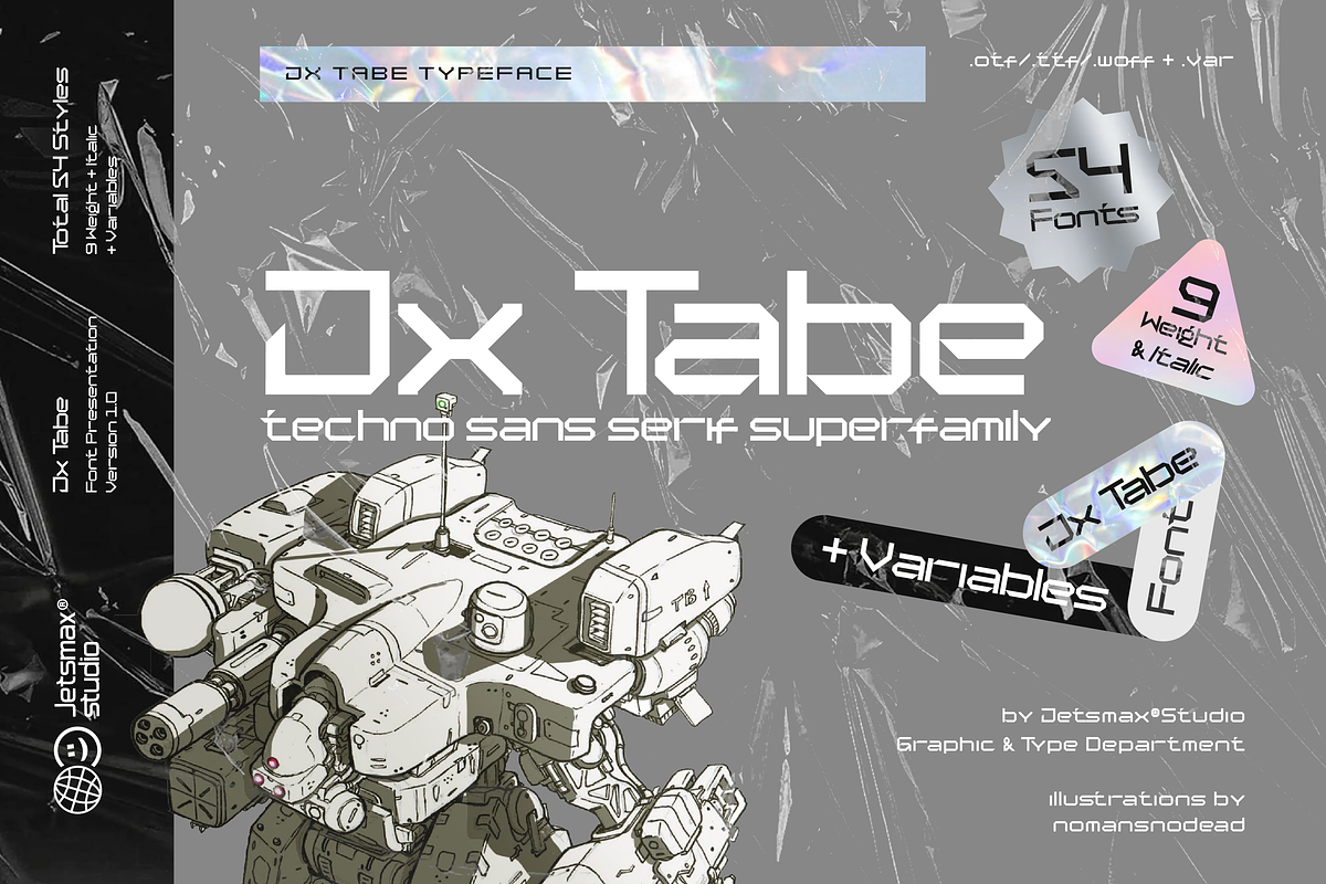 90% Off Jx Tabe Font Family, a Sans Serif Font by Jetsmax® Studio (Photo 1 of 10)