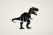 Dinosaur Silhouette Vector Bundle, an Illustration by jahid234 (Thumbnail 6 of 7)