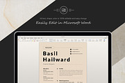 Minimalist Resume & Cover Letter, a Resume Template by ResumeInventor (Thumbnail 5 of 6)