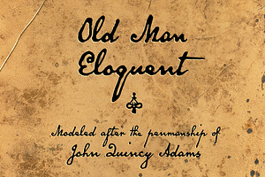 Old Man Eloquent Bold