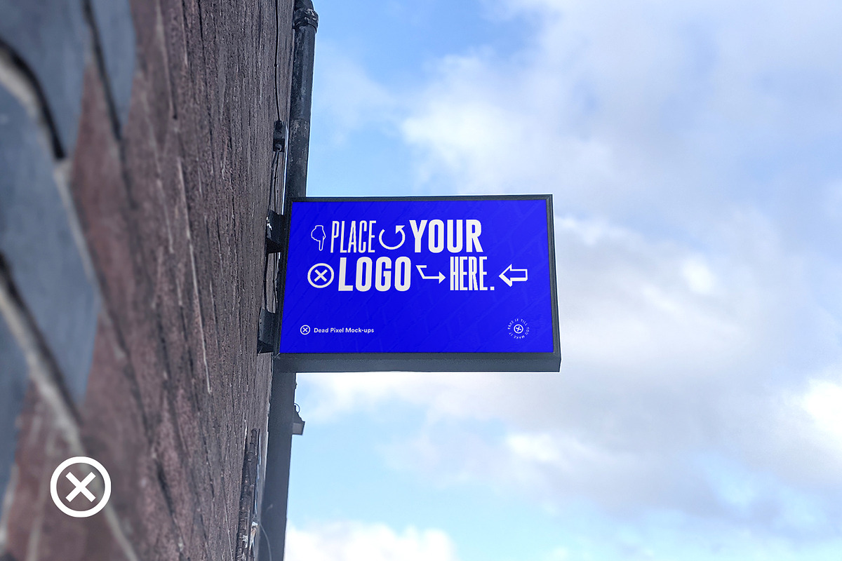 Signs Mockup, a Print Template by Dead Pixel Mockups (Photo 1 of 3)