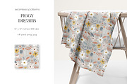 Piggy Dreams –Kids Seamless Patterns, a Pattern Graphic by PROTEA Watercolor Studio (Thumbnail 3 of 8)