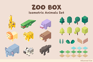 Zoo Box, an Animal Illustration by Canned Cat