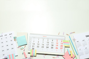 Concept of event planning and work planning, space for text, a School & Education Photo by AtlasStudio PRO