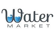 Water Market Template, a Branding & Logo Template by MaryHat Shop (Thumbnail 2 of 5)