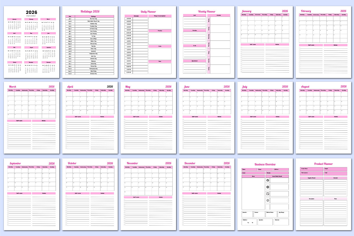 2026 Side Hustle Bundle, a Stationery Template by Shumaya (Photo 2 of 7)