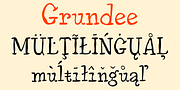 Grundee, a Handwritten Font by Ingrimayne Type (Thumbnail 5 of 5)