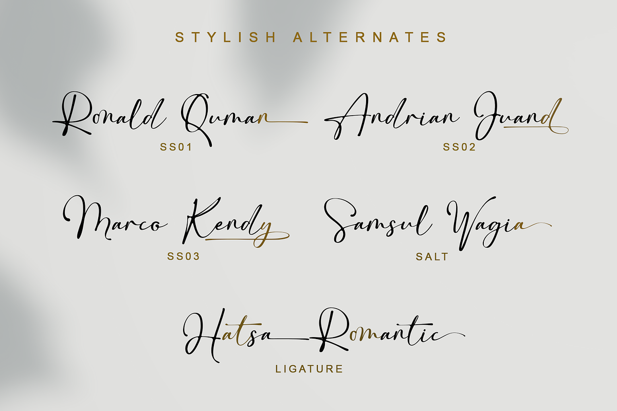 Weatsyam, a Script Font by Sealoung (Photo 4 of 17)