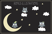 Goodnight Handmade Font, a Sans Serif Font by Caracol (Thumbnail 3 of 3)