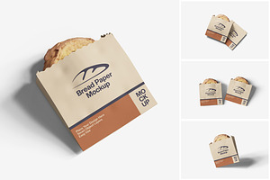 Bread Paper Mockup, a Product Mockup by MrLetters