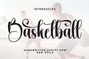 Basketball Script Font