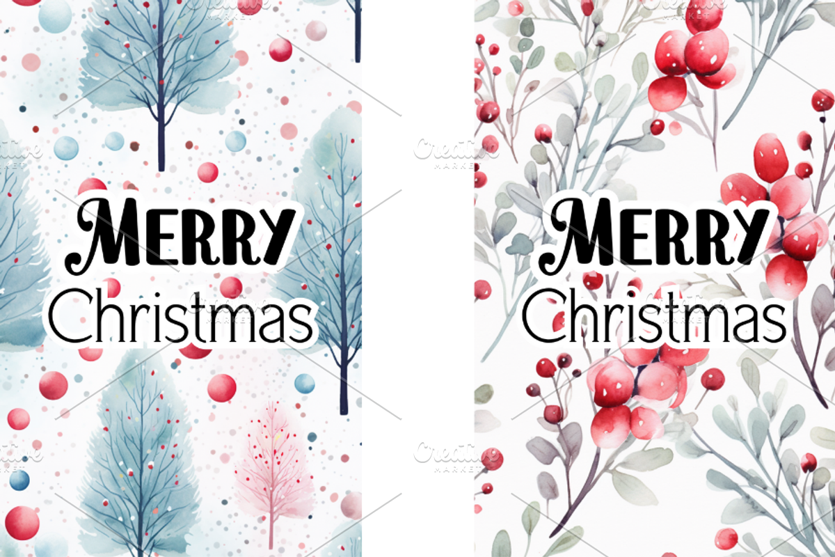 Christmas Card Design Bundle 17, a Card Template by Jay Major Designs (Photo 8 of 10)