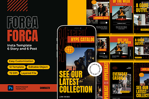 Forca Hypebeast Instagram Template