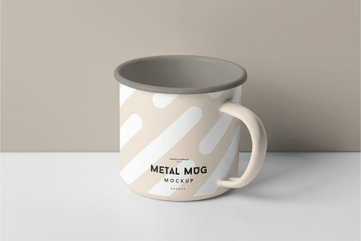 Metal Mug Mock-up, a Cups & Container Mockup by zippypixelstudio (Photo 7 of 16)
