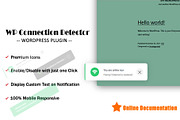 WPCD - WP Network Connection Detect, a WordPress Template by Techno Digitz (Thumbnail 1 of 4)
