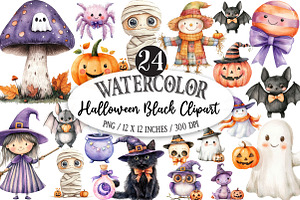 Halloween Black Clipart PNG