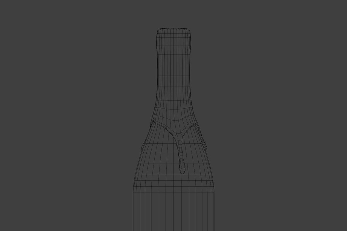 2 Wax-Dipped & Foil Top Wine Bottles, a Food & Drink 3D Model by ashleycam3ron (Photo 6 of 8)