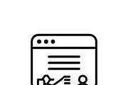 32 Business Communication Icon Set, an Outline Icon by adenpinkstore (Thumbnail 2 of 11)
