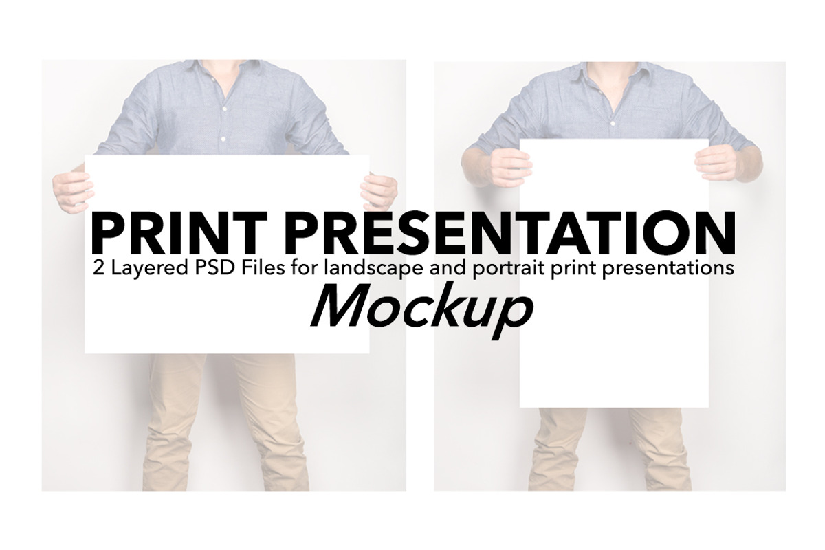 Artwork Presentation Mockup Male, a Product Mockup by Studio W&W (Photo 1 of 4)