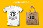 Anniversary Logo Template, a Branding & Logo Template by The Design For Co. (Thumbnail 2 of 5)