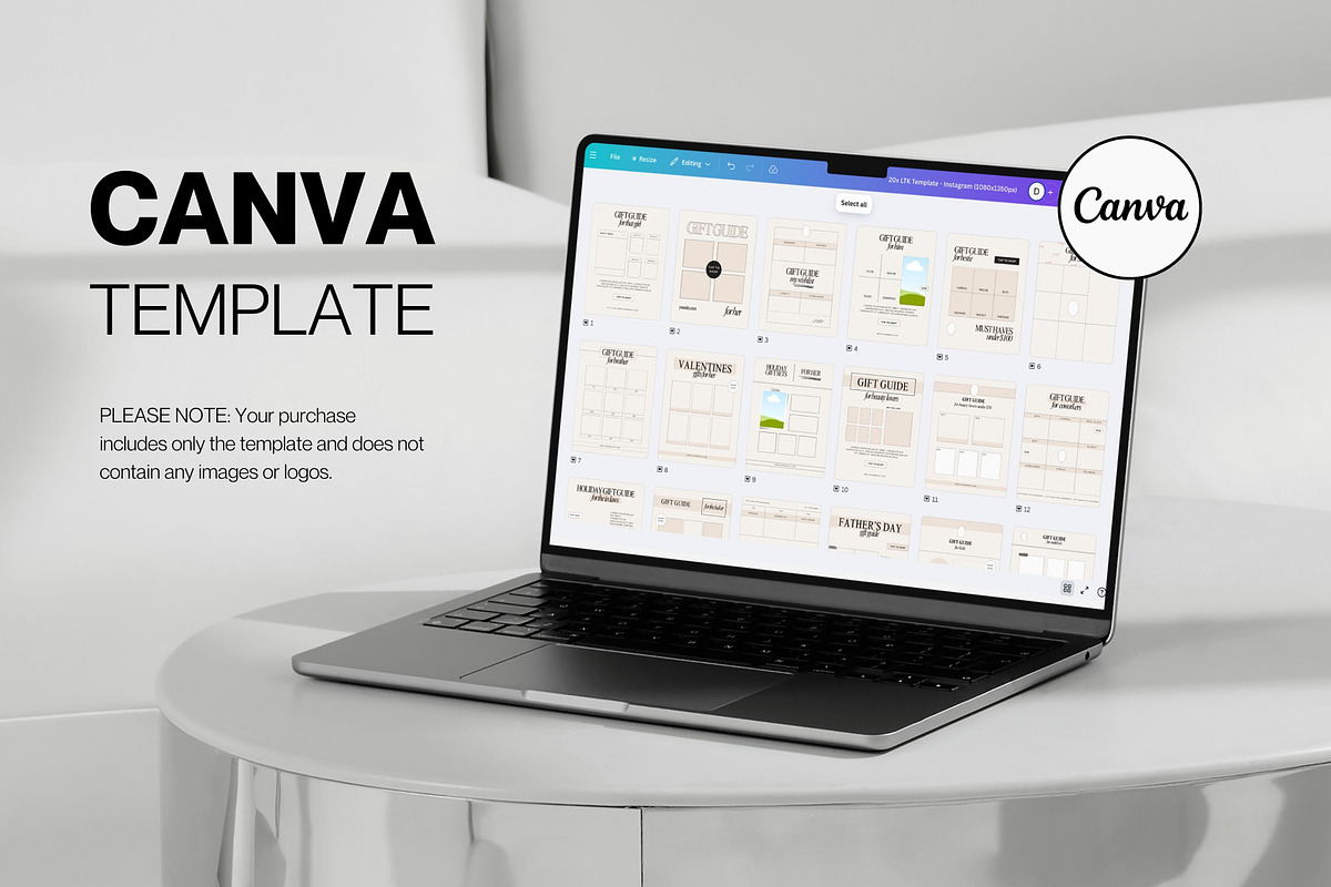 Gift Guide LTK Canva Template, a Social Media Template by Deb Creative Studio (Photo 7 of 10)